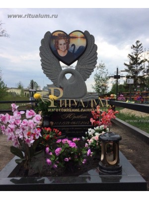 Памятник с фотокерамикой №7  — ritualum.ru